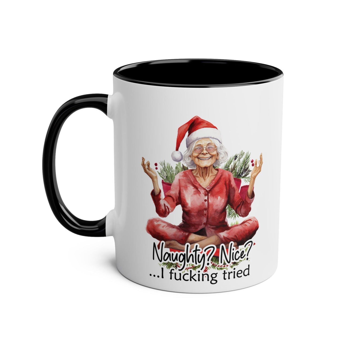 Sweary Granny Christmas Mug - Mugarooz