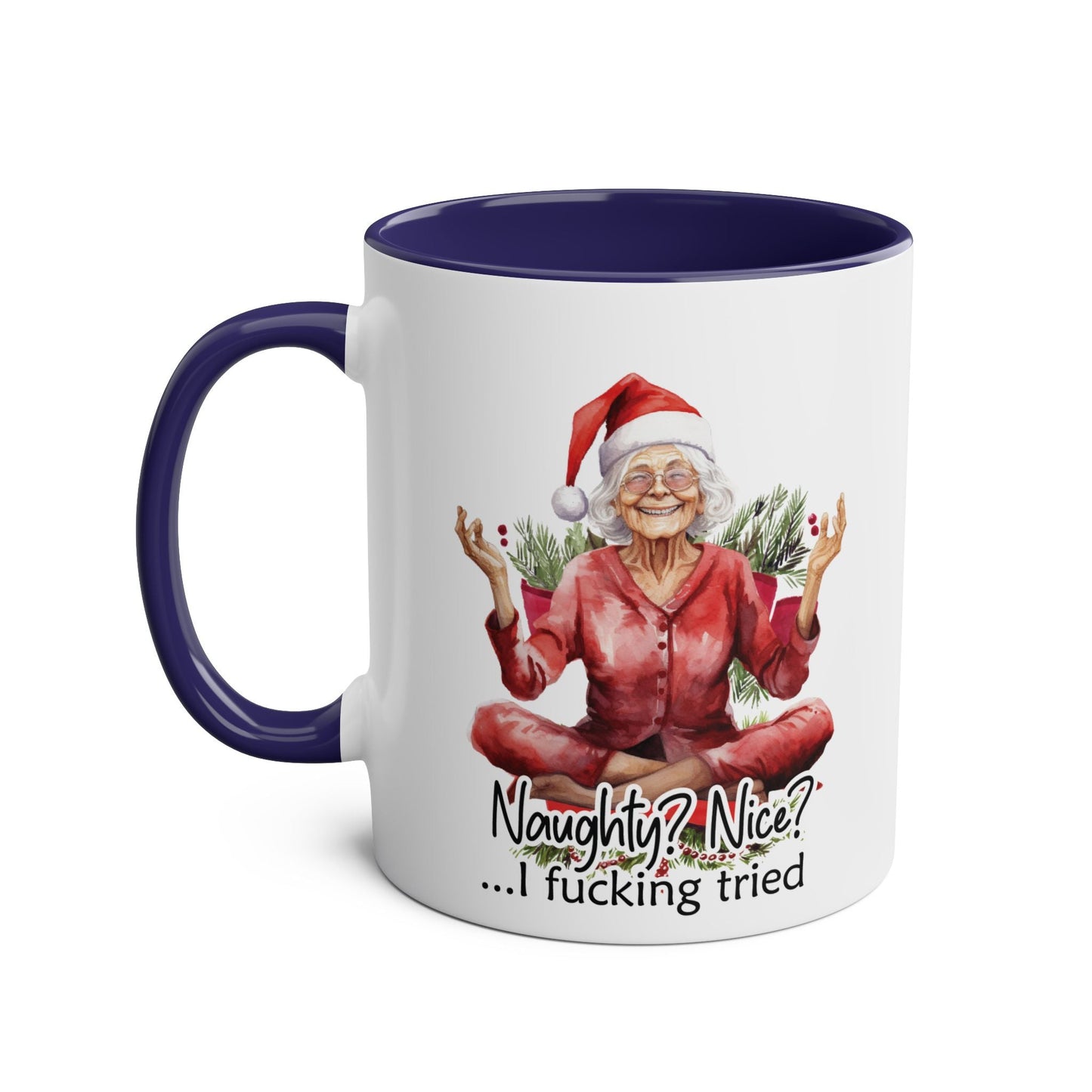 Sweary Granny Christmas Mug - Mugarooz