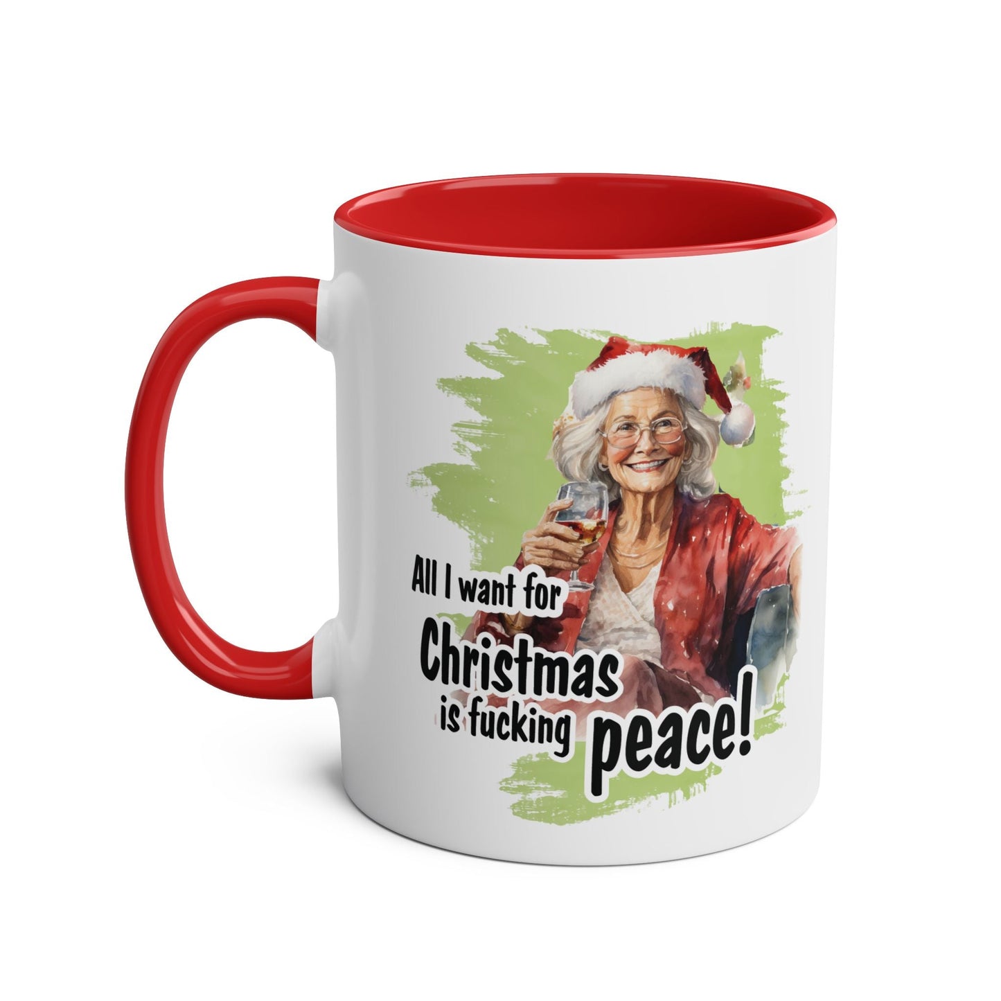 Sweary Granny Christmas Mug - Mugarooz