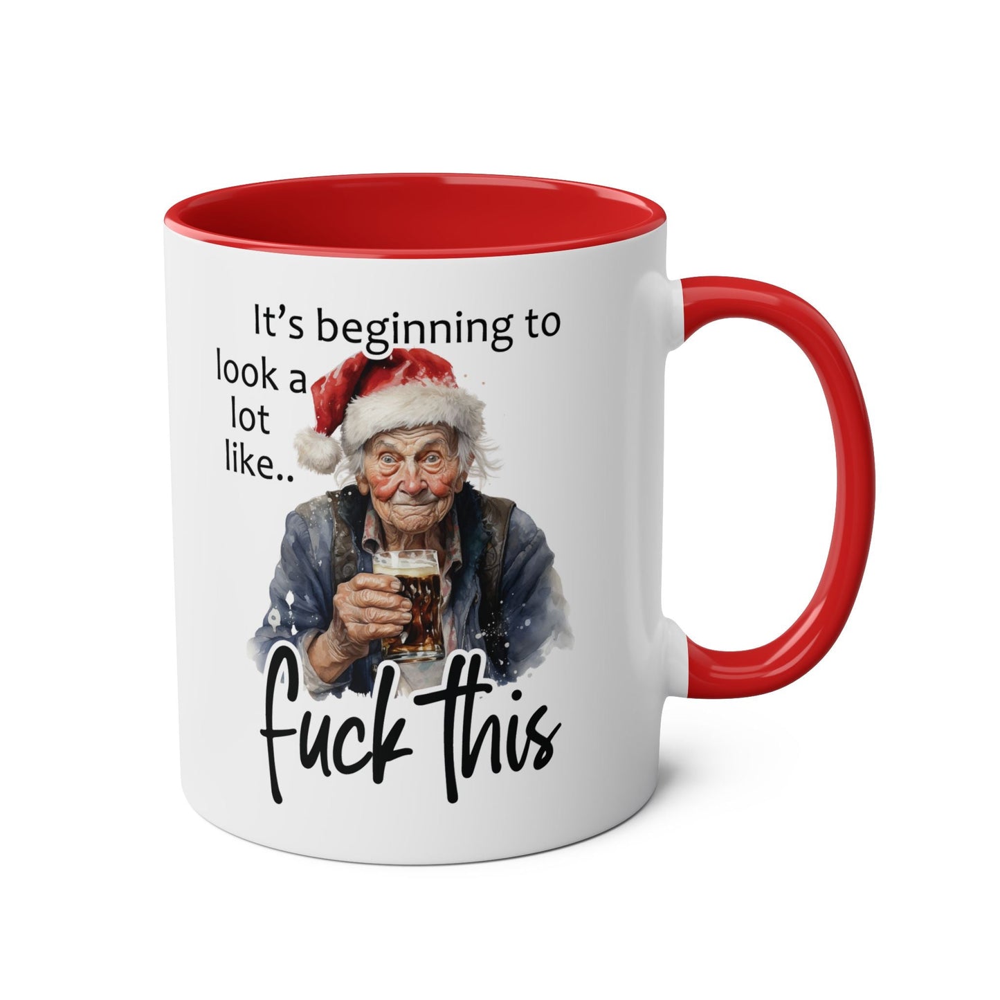 Sweary Granny Christmas Mug - Mugarooz