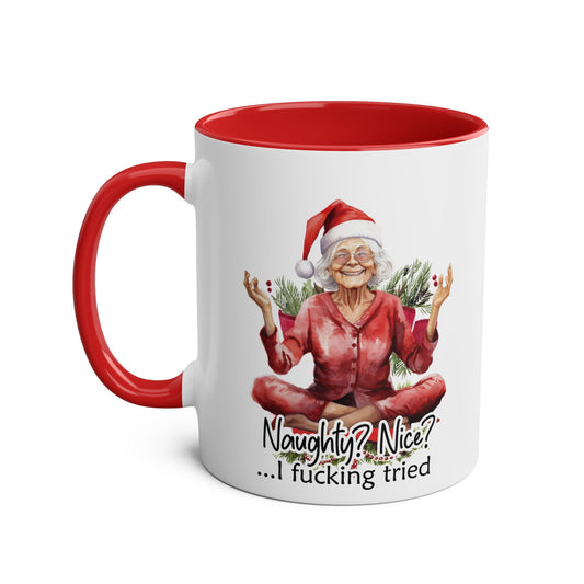 Sweary Granny Christmas Mug - Mugarooz