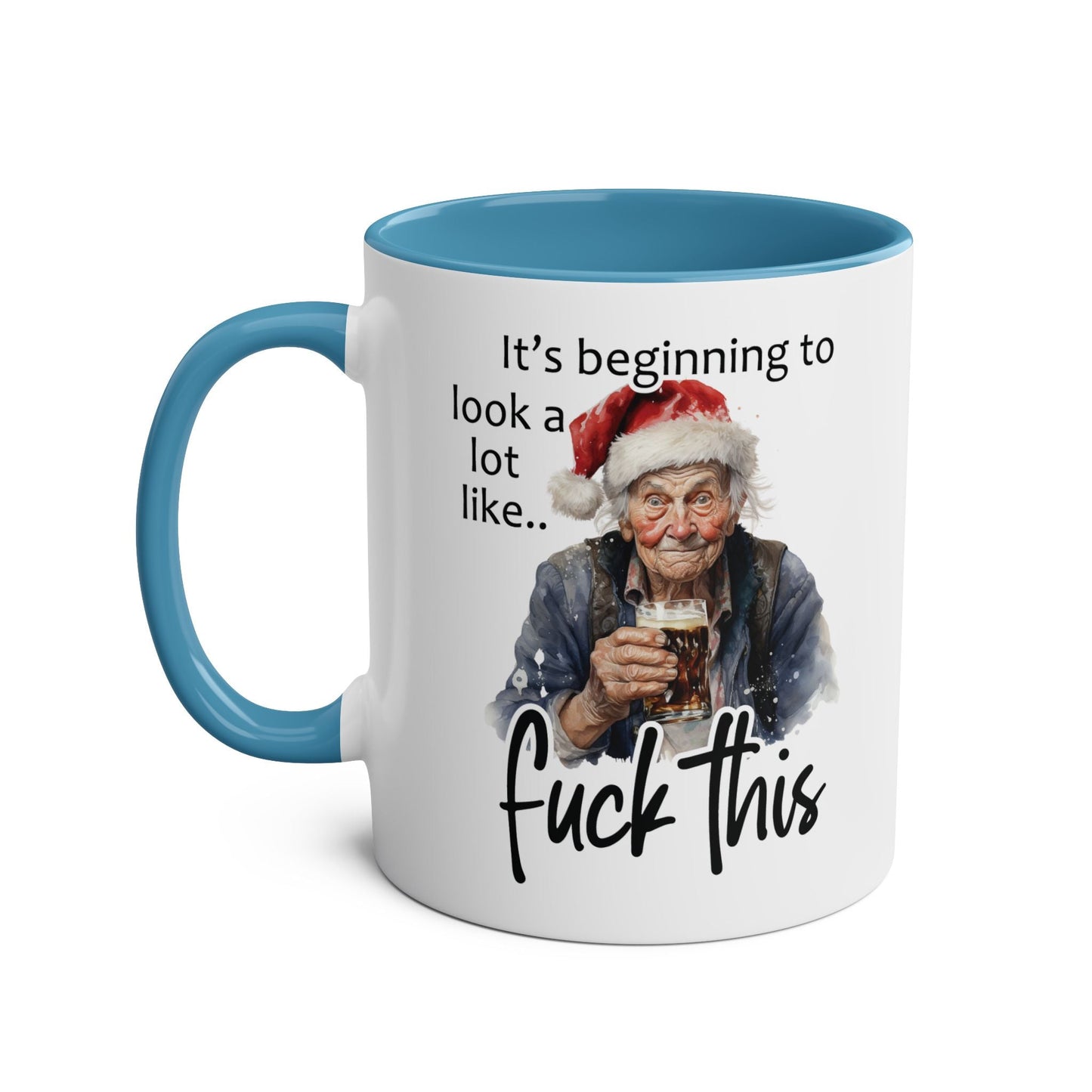 Sweary Granny Christmas Mug - Mugarooz