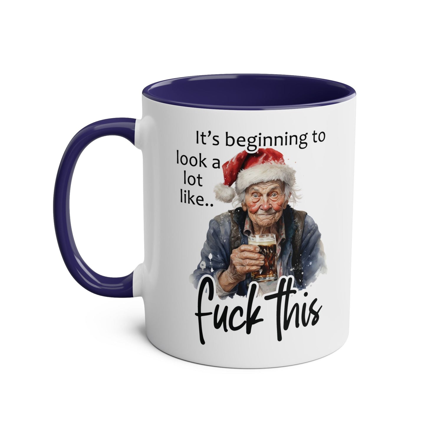 Sweary Granny Christmas Mug - Mugarooz