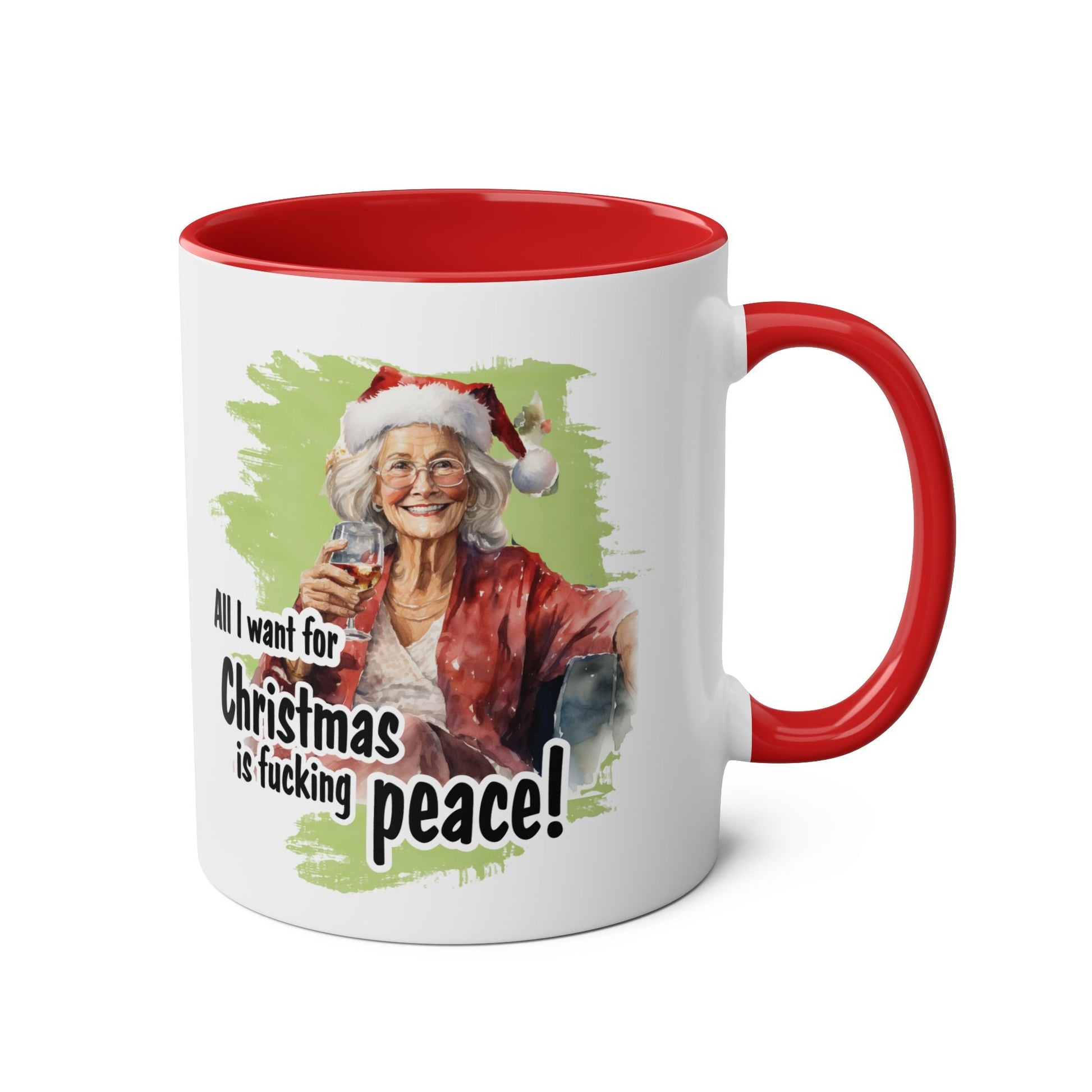 Sweary Granny Christmas Mug - Mugarooz