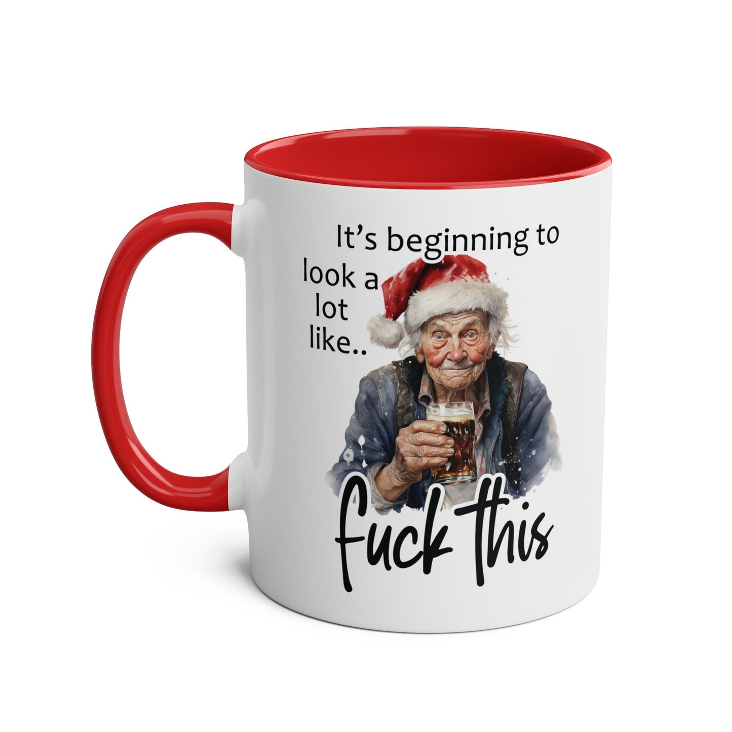 Sweary Granny Christmas Mug - Mugarooz