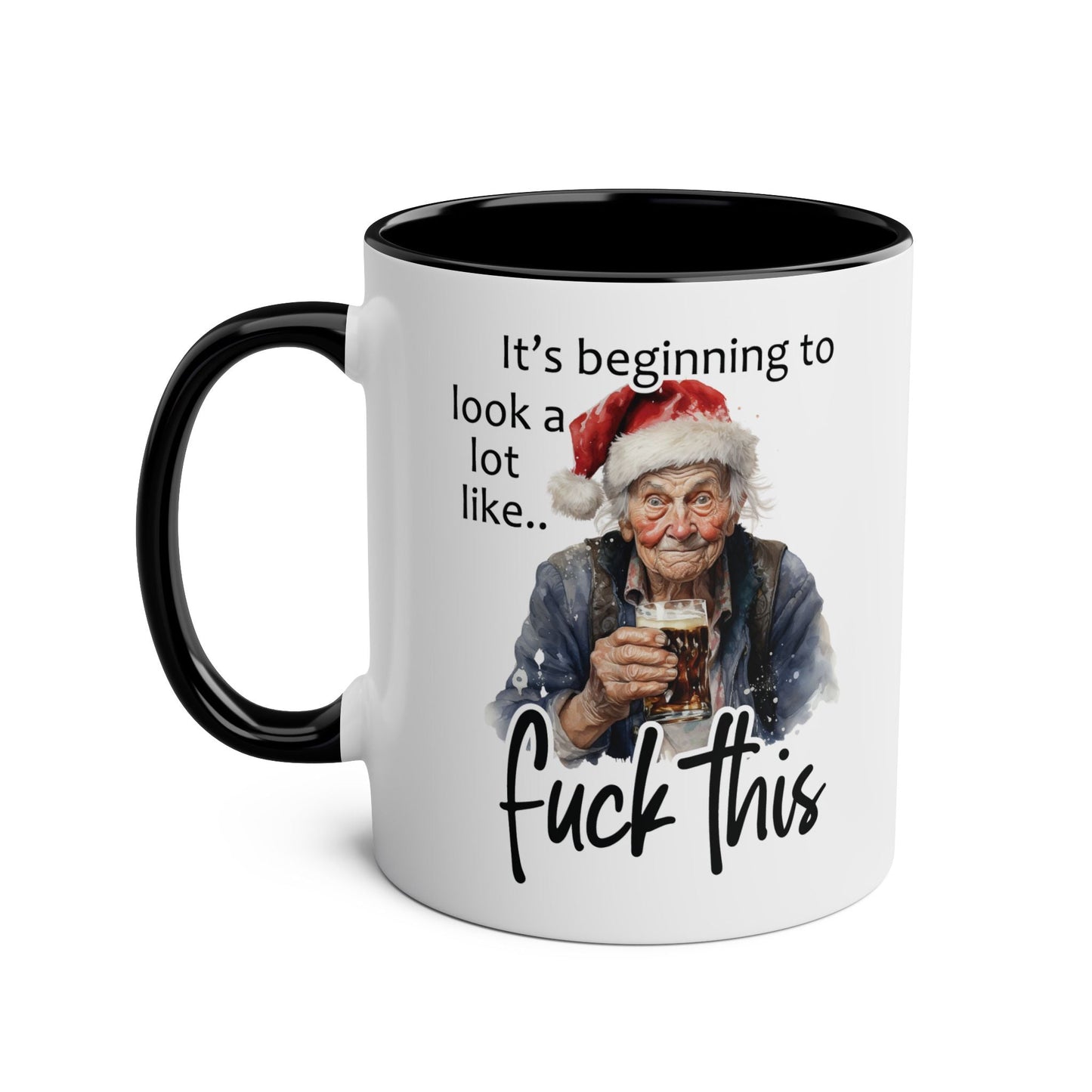 Sweary Granny Christmas Mug - Mugarooz